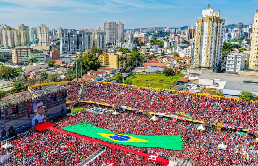 lula primeiro ato campanha vila euclides2026