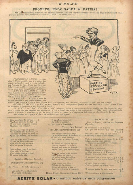 antifeminismo O Malho