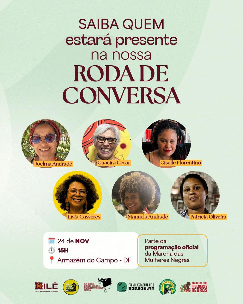 roda conversa marcha mulheres negras24nov2025 armazem
