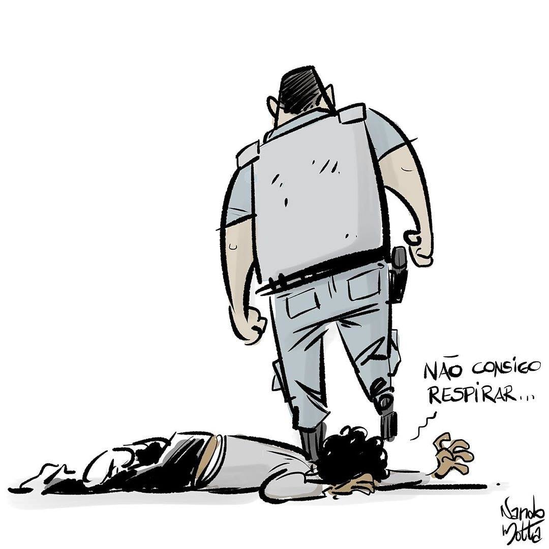 pisar no pescoco